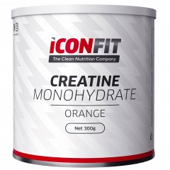 Apelsinų skonio kreatino monohidratas ICONFIT, 300 g. Apelsinų skonio kreatino monohidratas ICONFIT, 300 g.
