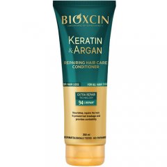 Atstatomasis plaukų kondicionierius su keratinu ir argano aliejumi BIOXCIN, 250 ml