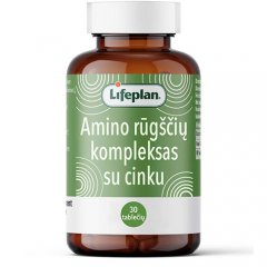 Amino rūgščių kompleksas su cinku LIFEPLAN, 30 tablečių