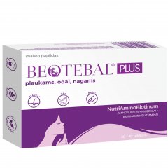 Plaukams, odai, nagams BEOTEBAL PLUS, 30 tab.+10 tab.