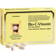 Vitaminas C BIO-C-VITAMIN, 60 tab.