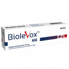 Intraartikulinis gelis BIOLEVOX HA 2.2 % 2 ml, 1 vnt.