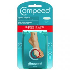 Kojų pūslių pleistrai, maži, COMPEED, 6 vnt. Kojų pūslių pleistrai, maži, COMPEED, 6 vnt.