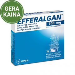 Efferalgan 500mg šnypščiosios tabletės N16