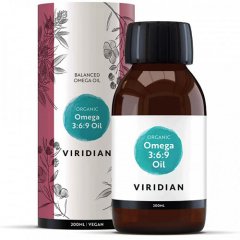 Žuvų taukai VIRIDIAN OMEGA 3:6:9, 200 ml 