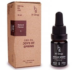 Natūralus kanapių CBD 5% aliejus H DROP JOYS OF SPRING, 10 ml