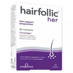 Moterų plaukams HAIRFOLLIC WOMAN, 30 tab.