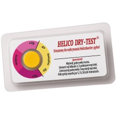 Testas H.Pylori nustatymui HELICO DRY-TEST, 1 vnt. Testas H.Pylori nustatymui HELICO DRY-TEST, 1 vnt.
