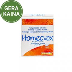 Homeovox tabletės nuo užkimimo ir gerklės skausmo, N60 