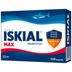 Imuninei sistemai ISKIAL MAX, 120 kap.