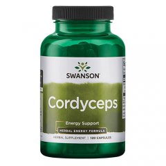 Kordicepsas (Cordyceps) SWANSON, 600 mg, 120 kapsulių