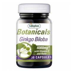 Ginkgo Biloba LIFEPLAN, 120 mg, 30 kapsulių