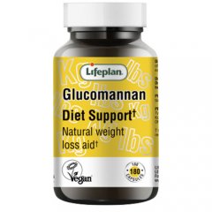Glucomannan Diet Support LIFEPLAN, 180 kaps.  