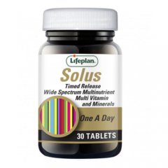 Solus multivitaminai LIFEPLAN, 30 tablečių