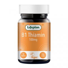 Vitaminas B1 LIFEPLAN 100 mg, 90 tablečių