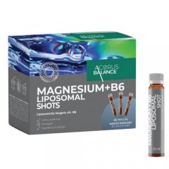 Liposominis magnio + B6 geriamasis tirpalas ACORUS BALANCE, 25 ml, 14 vnt.