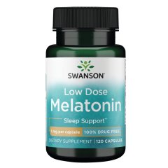 Melatoninas SWANSON, 1 mg, 120 kapsulių