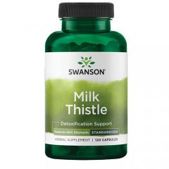 Milk Thistle (Tikrasis margainis) SWANSON, 120 kapsulių