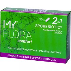 Gerosios bakterijos MY FLORA COMFORT SPOREBIOTIC, 30 kaps.