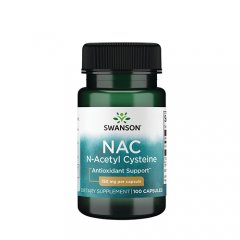 NAC (N - acetil cisteinas) SWANSON, 100 kapsulių