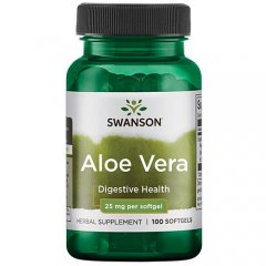 Aloe Vera (Tikrasis alavijas) SWANSON, 100 kapsulių