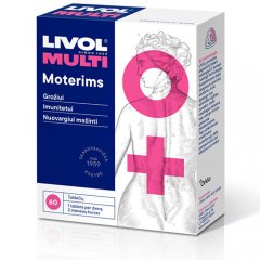 Moterims LIVOL MULTI, 60 tab. Moterims LIVOL MULTI, 60 tab.