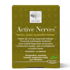 Nervų sistemai NEW NORDIC ACTIVE NERVES, 60 tab.