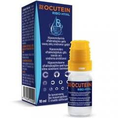 Sausoms akims OCUTEIN RIBO-HYAL, 10ml