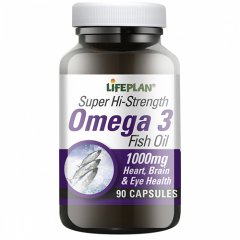 Omega-3 Super HS LIFEPLAN, 90 kapsulių
