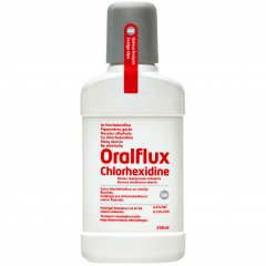 OralFlux Chlorhexidine burnos skalavimo skystis, 250 ml OralFlux Chlorhexidine burnos skalavimo skystis, 250 ml