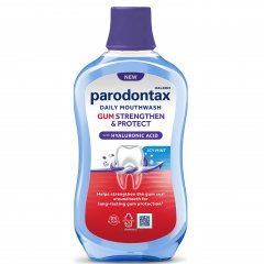 Dantų skalavimo skystis PARODONTAX GUM STRENGTHEN&PROTECT, 500ml 