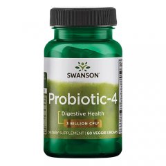 Pieno rūgšties bakterijos (Probiotikai-4) SWANSON, 60 kapsulių