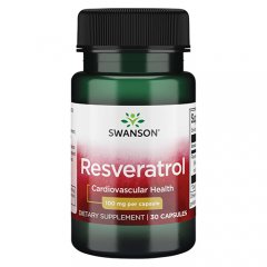 Resveratrolis SWANSON, 100 mg, 30 kapsulių
