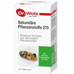 Polifenoliai DR.WOLZ PHYTOCHEMICALS, 120 kaps.