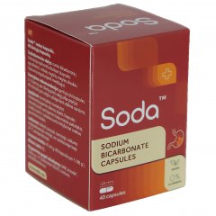 Skrandžio rūgštingumui SODA SODIUM BICARBONATE, 40 kaps.