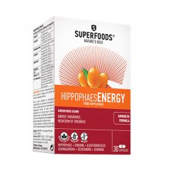 Fizinei energijai ir protiniam darbingumui SUPERFOODS HIPPOPHAES ENERGY, 30 kaps.