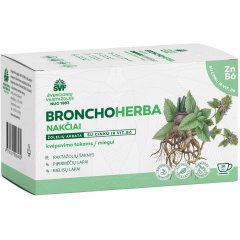 Žolelių arbata ŠVF BRONCHOHERBA NAKČIAI, 1,5 g, 20 vnt Žolelių arbata ŠVF BRONCHOHERBA NAKČIAI, 1,5 g, 20 vnt