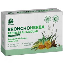 Bronchos pastilės su medumi, N12 Bronchos pastilės su medumi, N12
