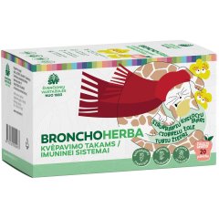 Bronchos žolelių arbata vaikams, 1.5 g, N20 (AC) Bronchos žolelių arbata vaikams, 1.5 g, N20 (AC)