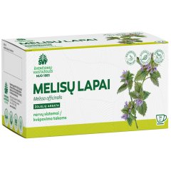 Melisų lapai 1,5g N24 (AC) Melisų lapai 1,5g N24 (AC)