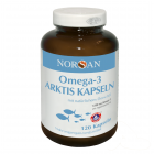 Širdžiai, regėjimui ir smegenims NORSAN OMEGA-3 ARKTIS, 120 kaps.