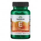 Natūralus vitaminas E SWANSON, 100 kapsulių