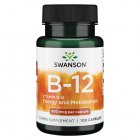 Vitaminas B12 SWANSON, 100 kapsulių