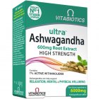 Nervų sistemai ULTRA AŠVAGANDA (ASHWAGANDHA) 600 mg, 30 tablečių