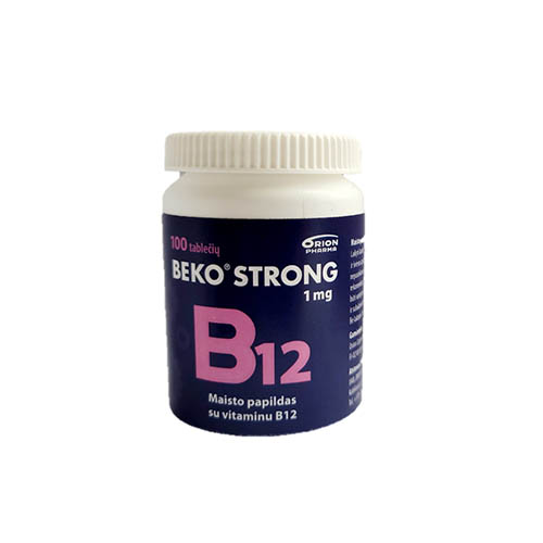 Beko Strong B12 1mg Tabletės N100